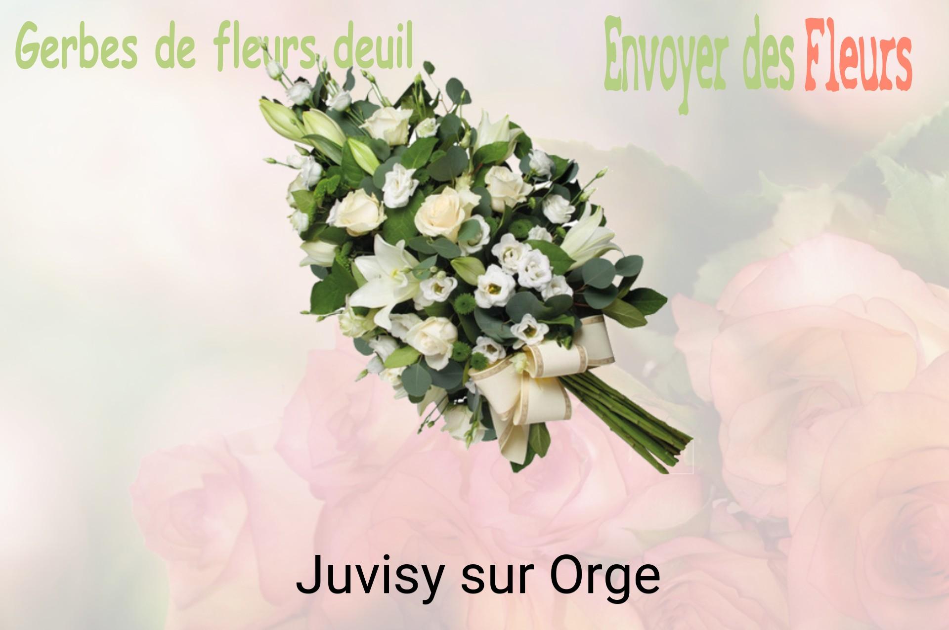 Gerbe de fleurs de deuil livrée à Juvisy-sur-Orge